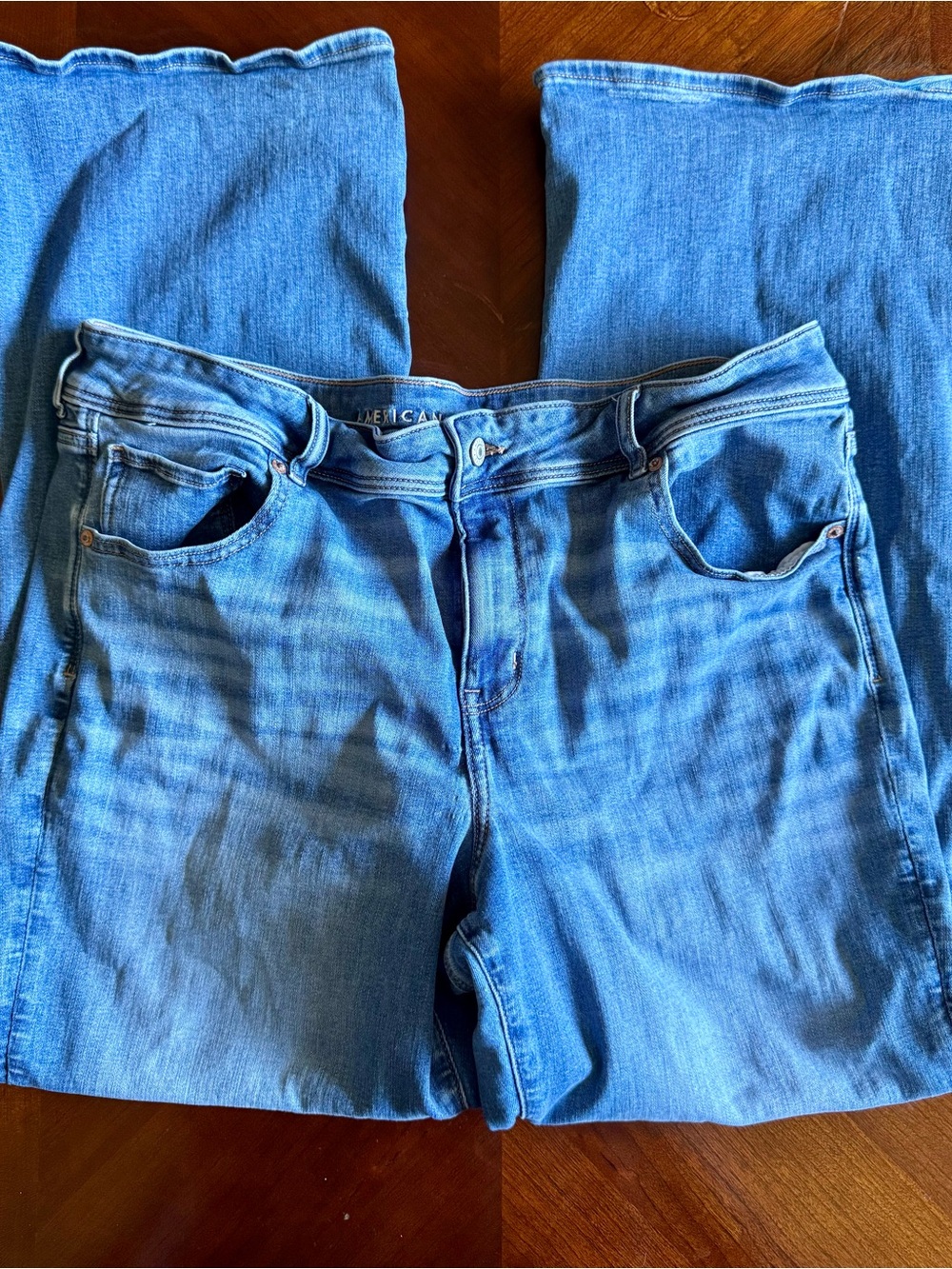 American Eagle Medium Wash Flare Jeans Size 20